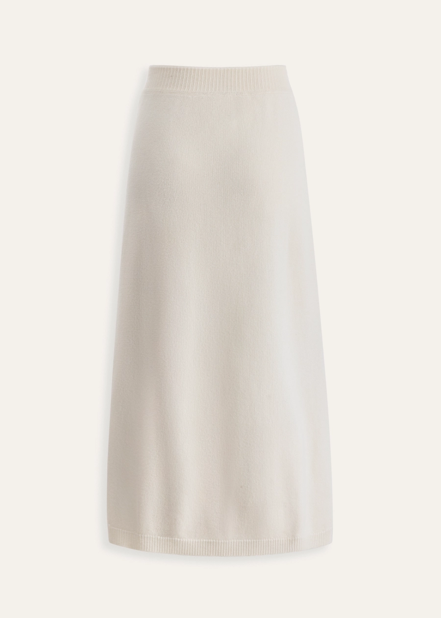 Кашемировая вязаная юбка
