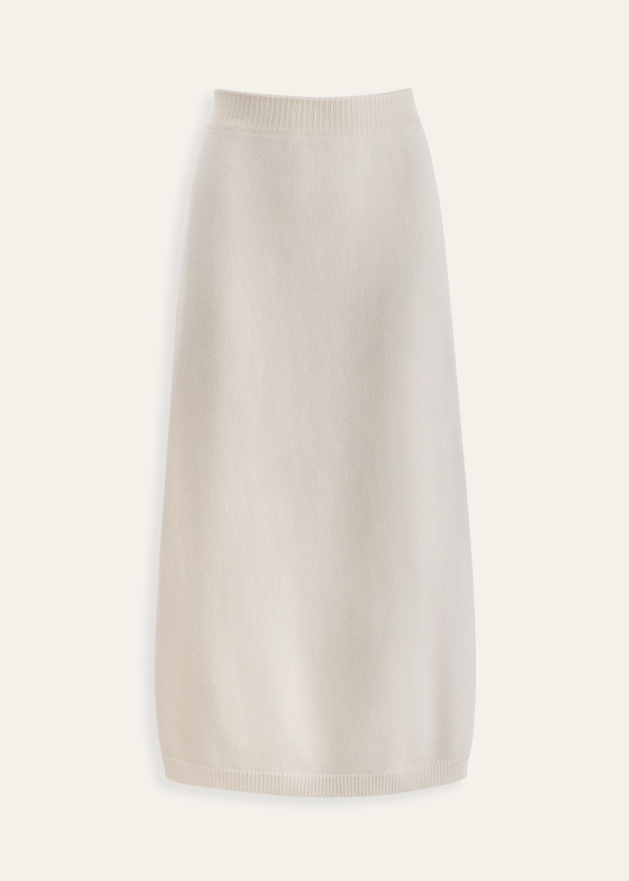 Кашемировая вязаная юбка
